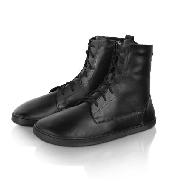Barefoot topánky COZY Smooth Black OUTLET