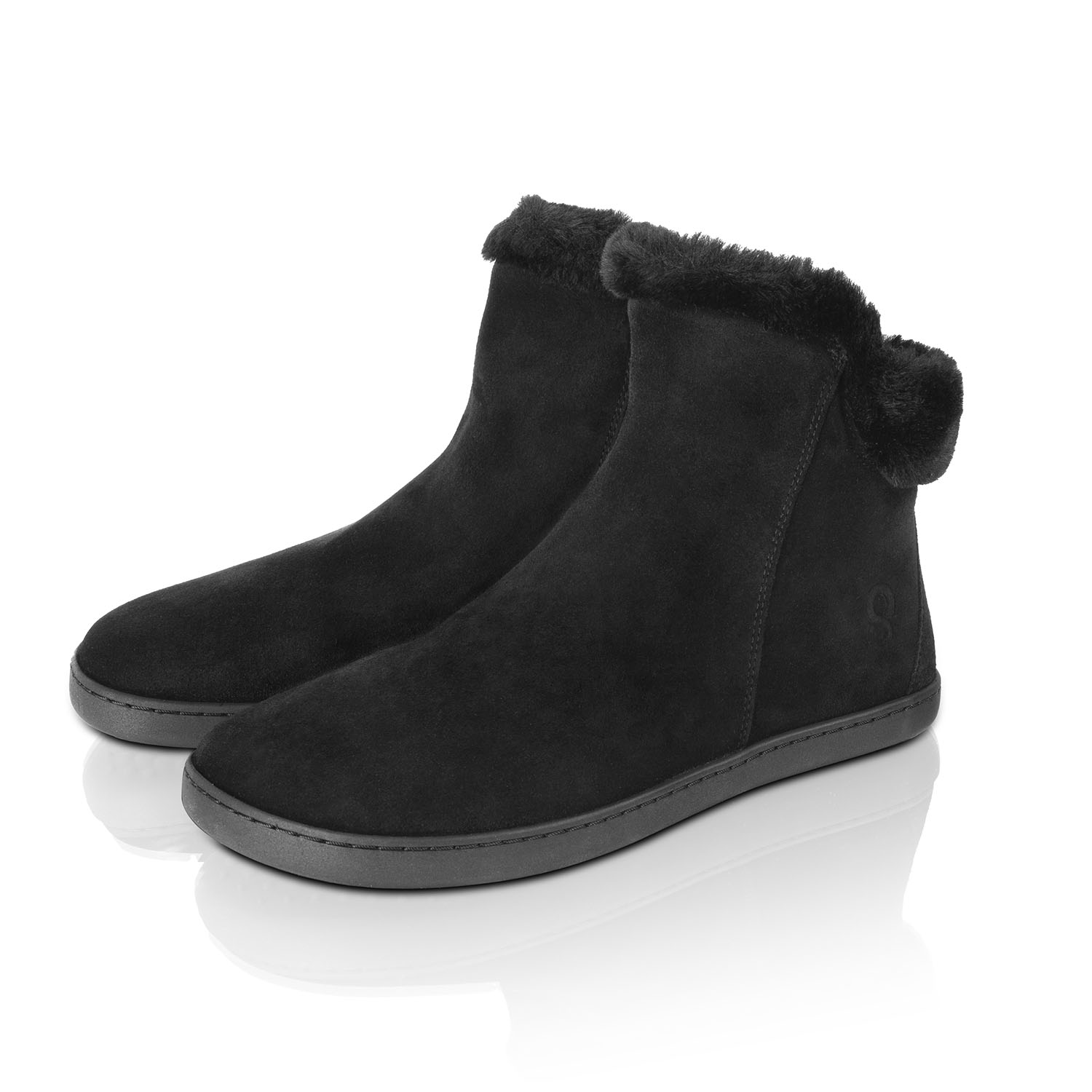 FLUFFY Barfußstiefeletten Black OUTLET