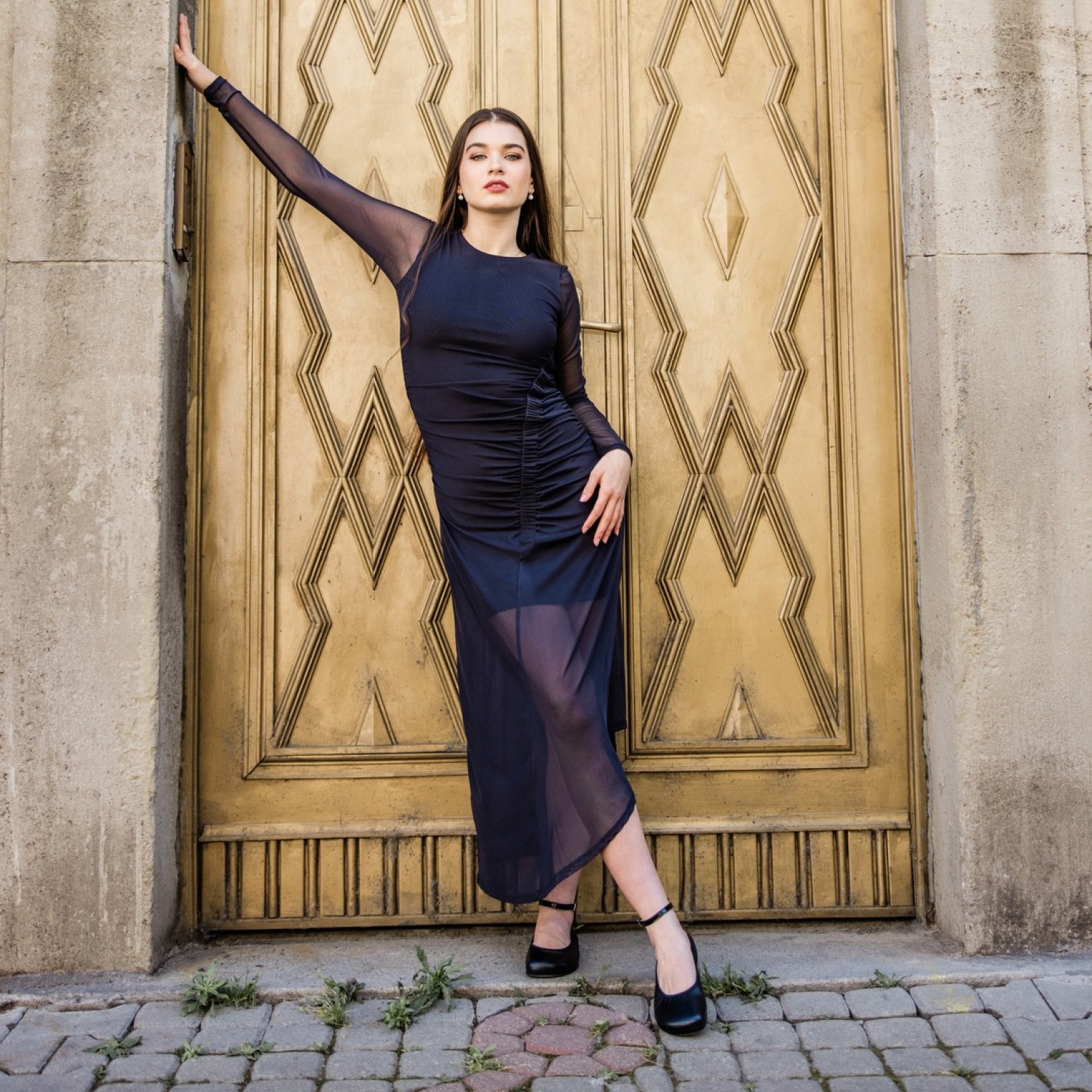 Barefoot baleríny TULIP 3.0 Black Vegan