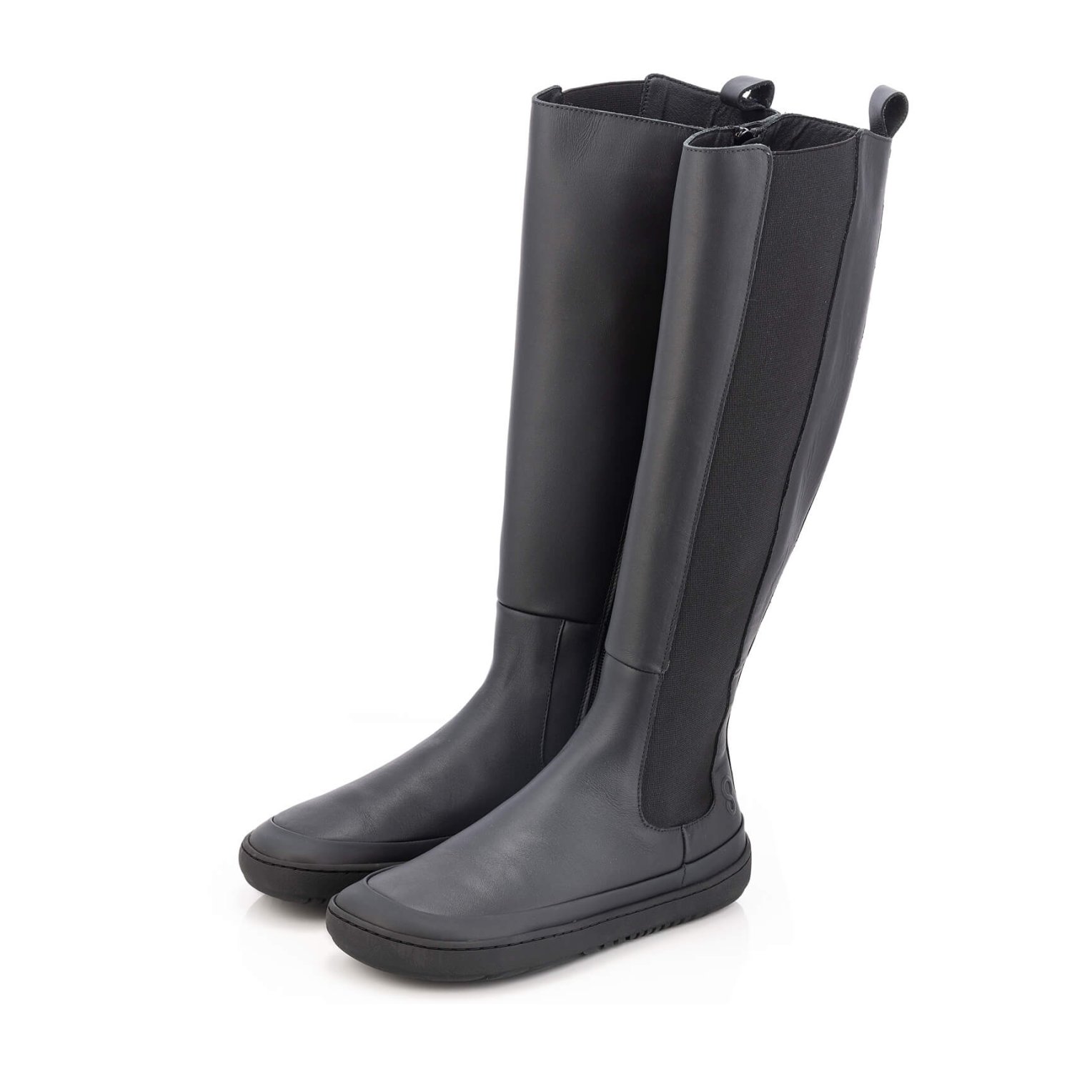 Visoki škornji barefoot HARPER Black