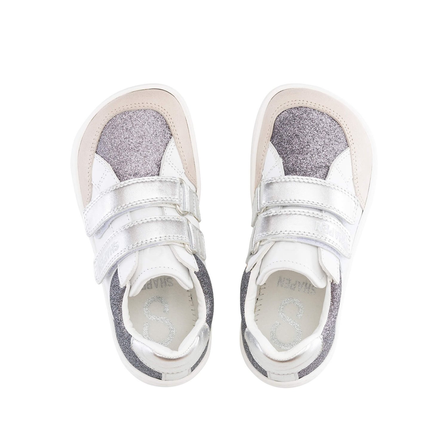 Detské barefoot tenisky CHARM Mini Silver