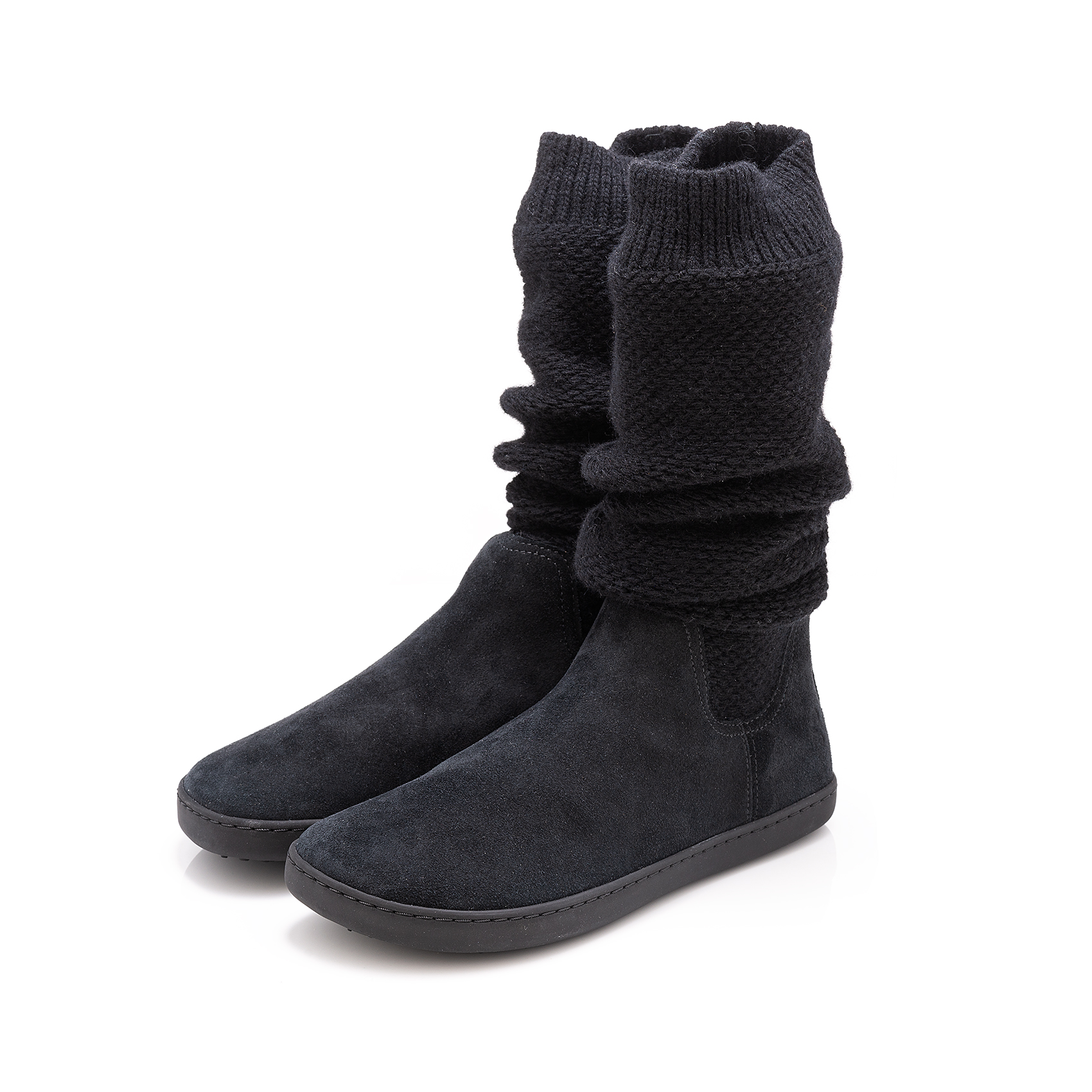 KNITTY Barfußstiefel Black