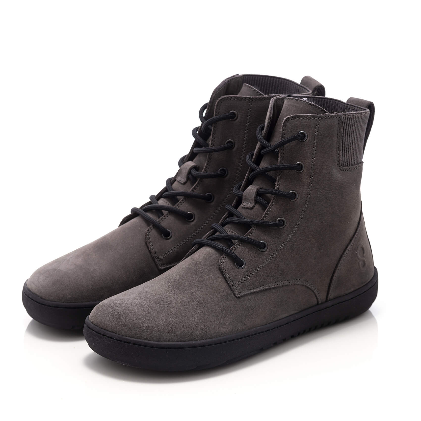 Grey brown boots best sale