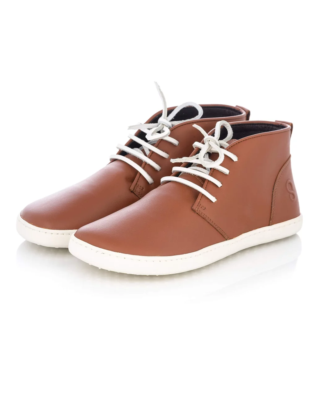 BERRY all-season barefoot shoes Cognac Leather | SHAPEN barefoot