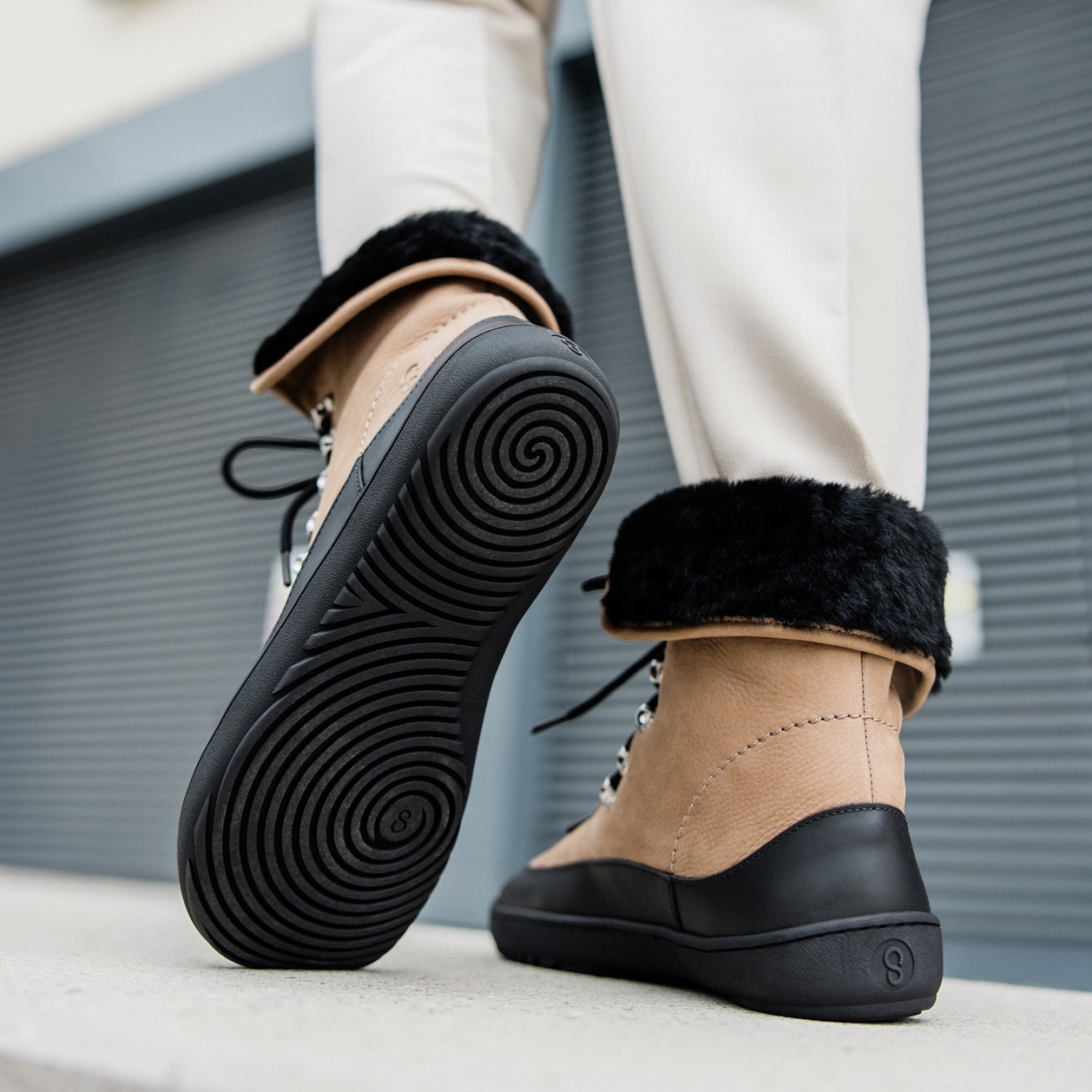Barefoot topánky LYNX 2.0 Taupe