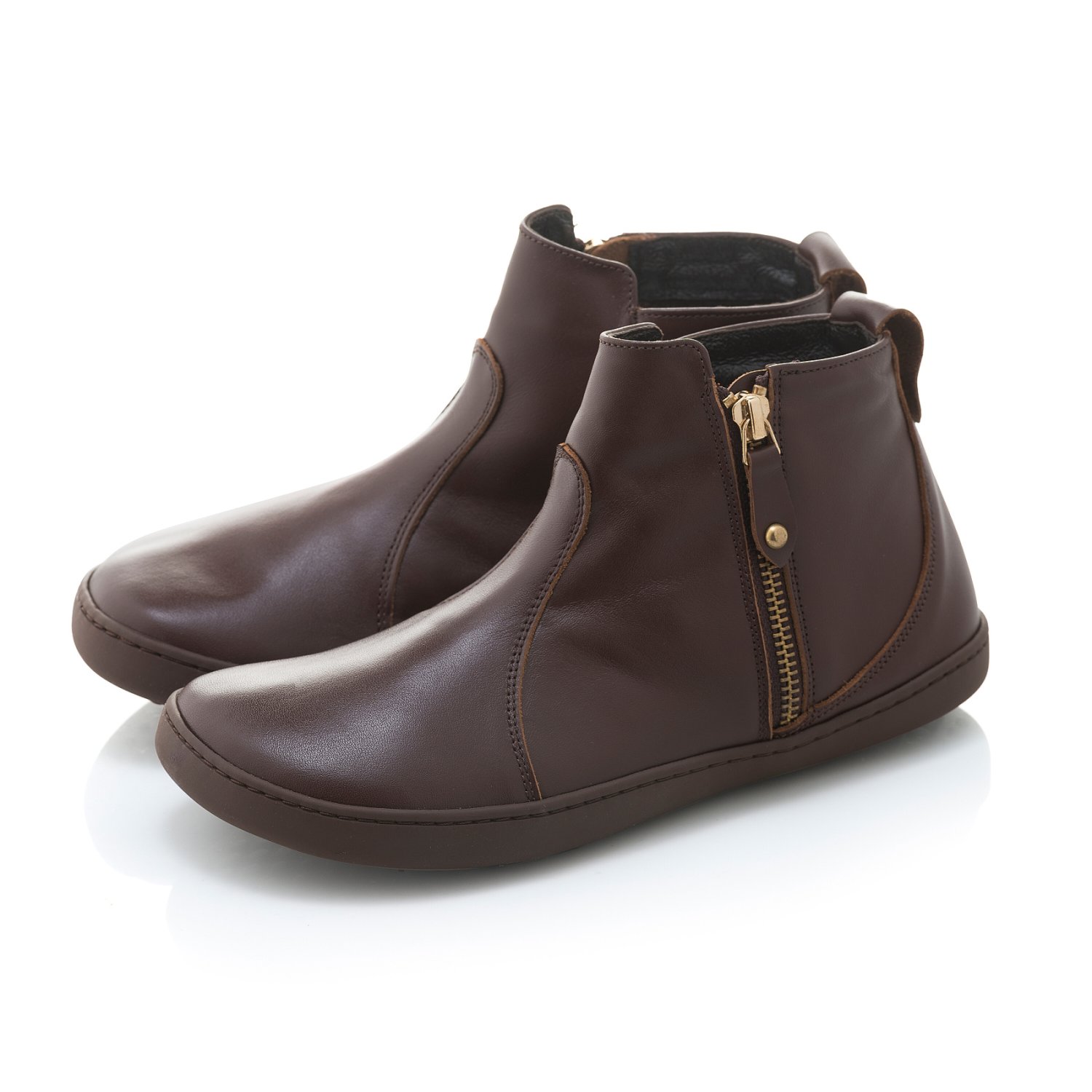E-shop Barefoot členkové čižmy IVY 2.0 Brown