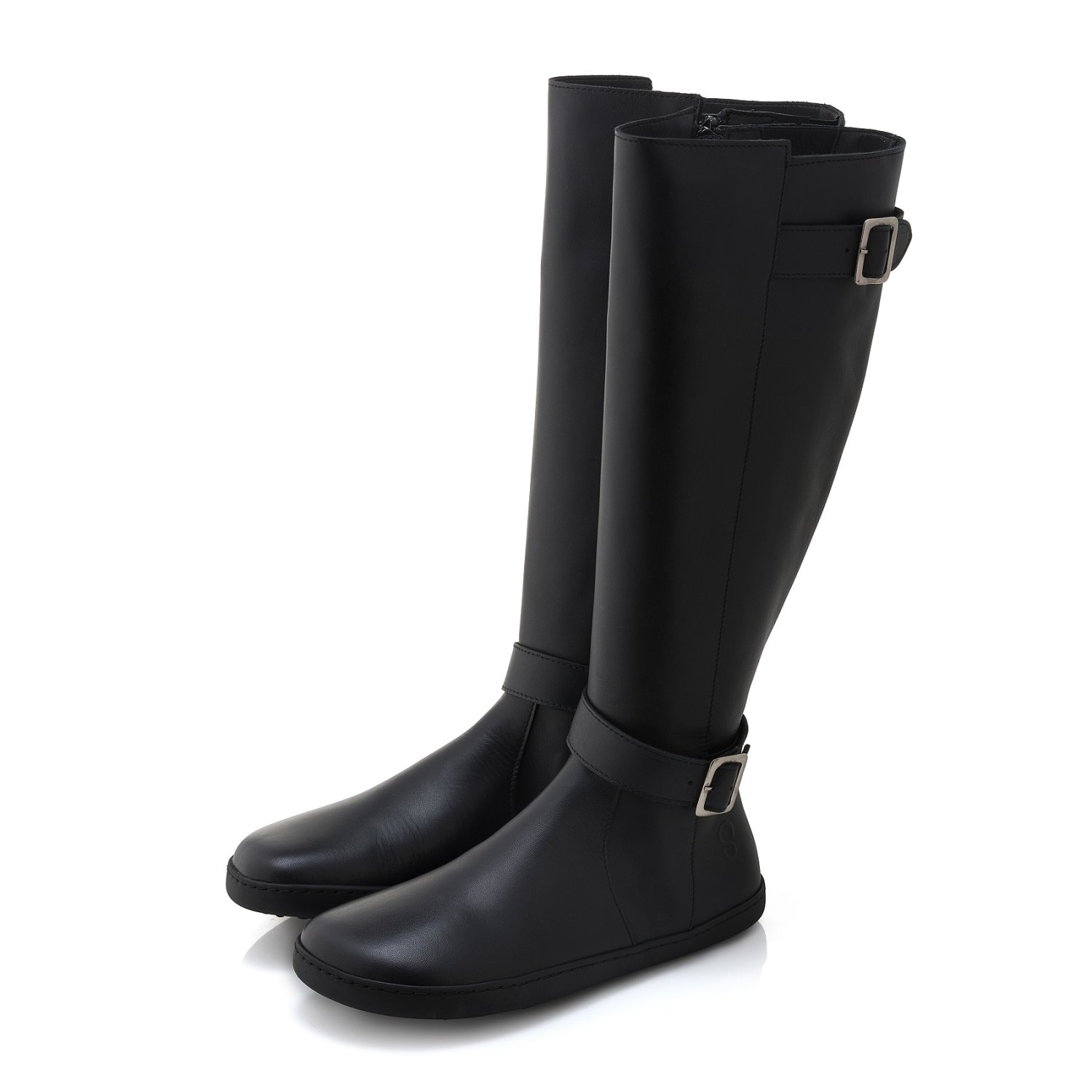 Visoki škornji barefoot GLAM Black Vegan
