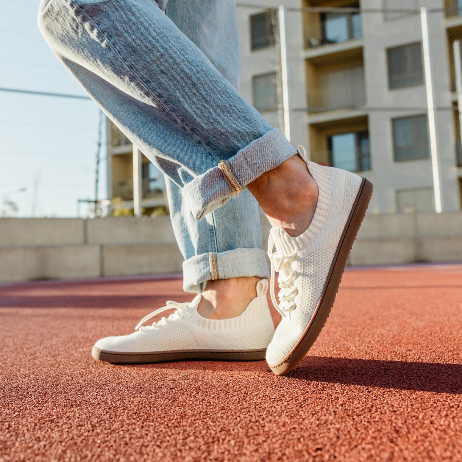 Barefoot tenisky WEAVIN White Vegan