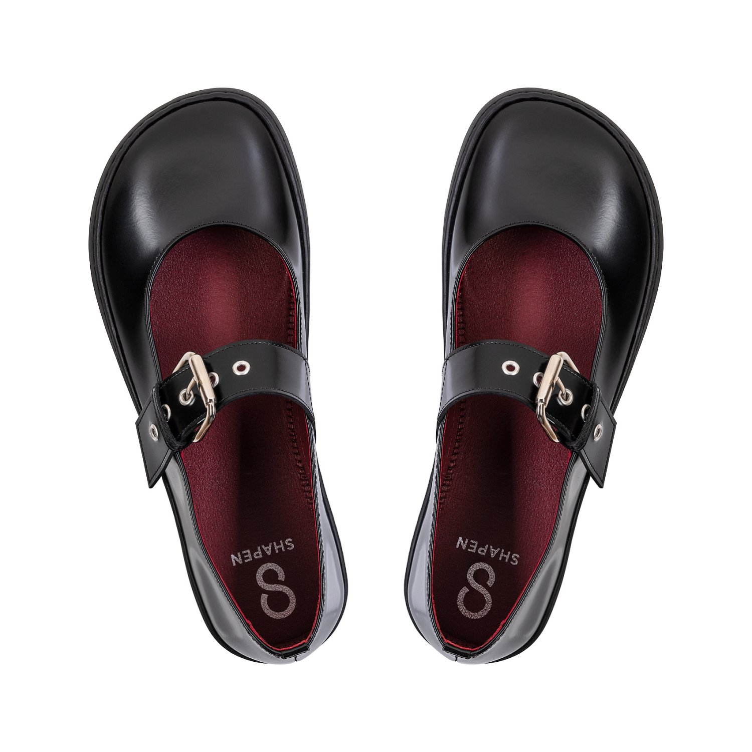 Barefoot baleríny MARY JANE COCO Black