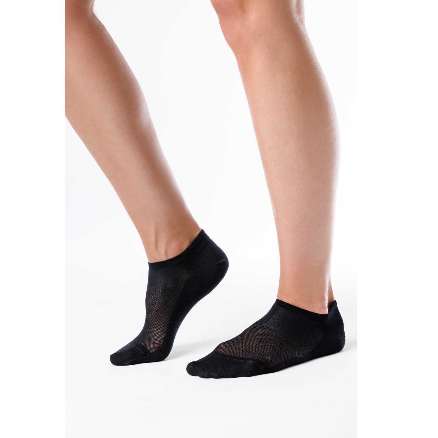 SMESH Barfußsneaker-Socken Black - 2 pack