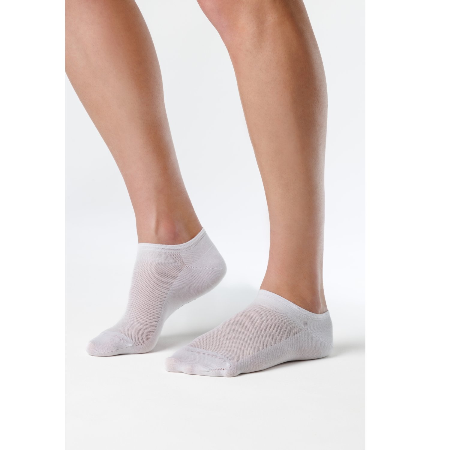 SMESH Barfußsneaker-Socken White - 2 pack