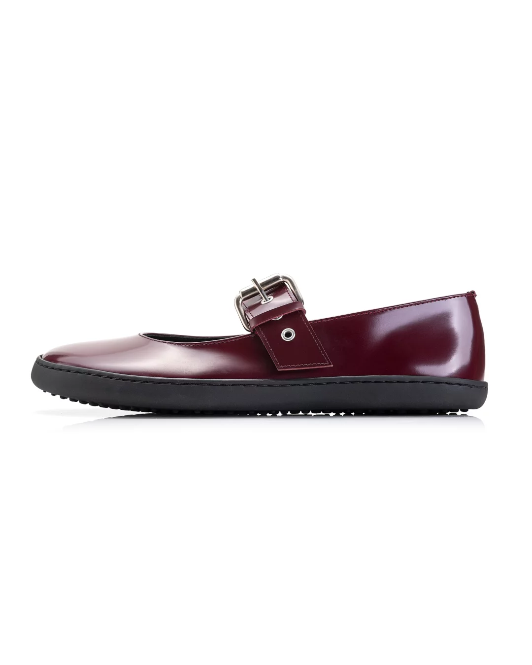 Barefoot baleríny MARY JANE COCO Bordeaux