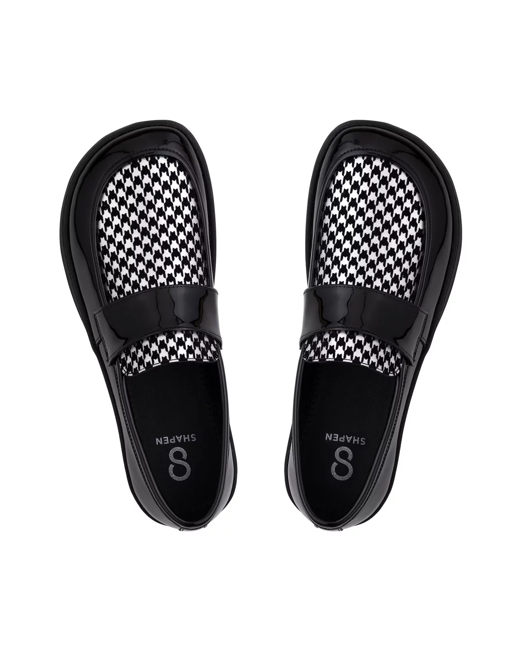 SHEEN barefoot loafers Black & Silver