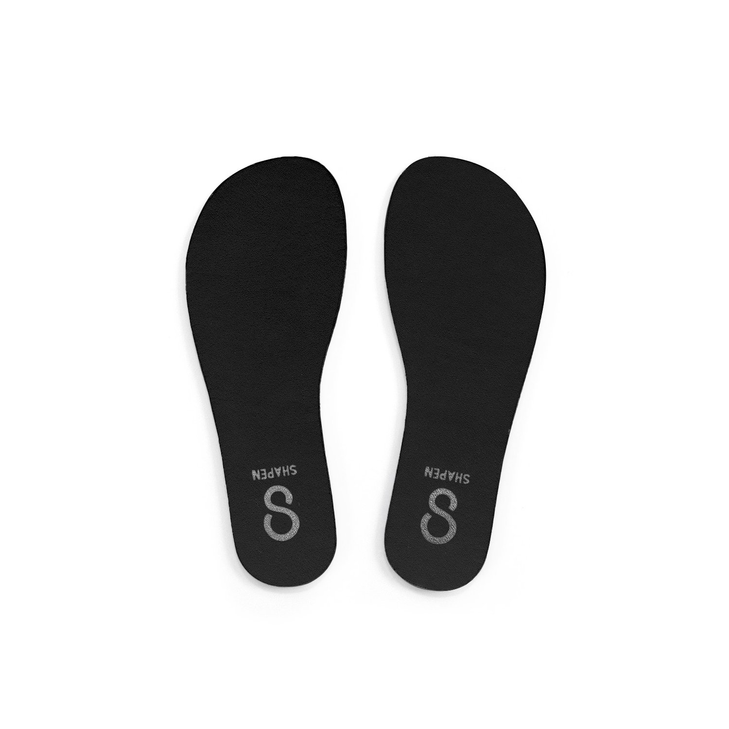 Schuheinlagen für Barfußschuhe Black 3 mm