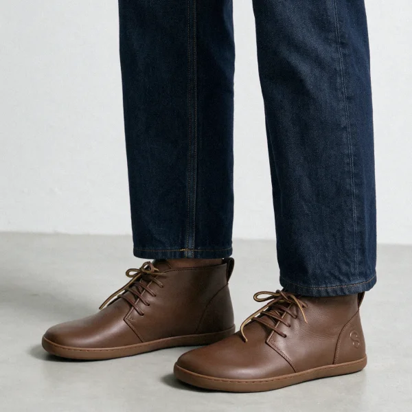 Celoročné barefoot topánky BERRY Brown