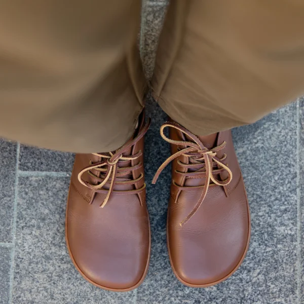 Celoročné barefoot topánky BERRY Brown